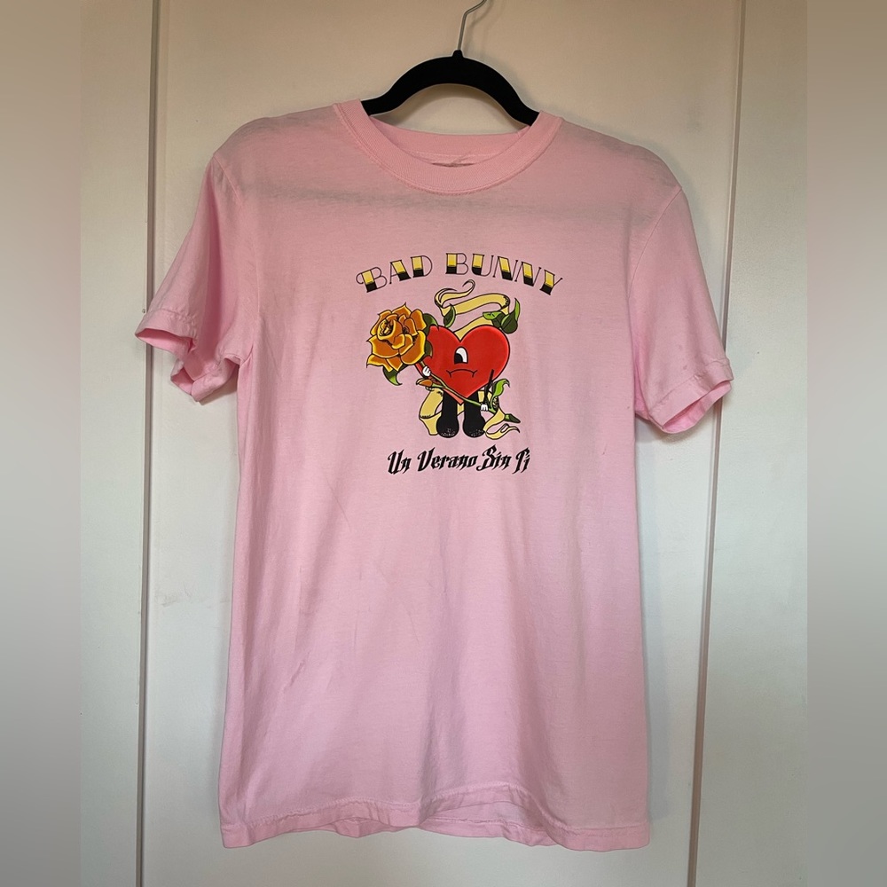 Bad Bunny concert tshirt